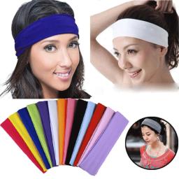 Sweatband bandana yoga faixas de cabelo basquete ginásio esporte estiramento fita cabeça faixa de cabelo sweatband universal dança motociclista acessório - Image 2