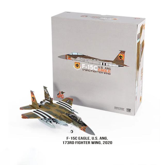 Modelo de Avião de Lutador F-15C USAF em Diecast Metal Escala 1/72 - Réplica Colecionável Ideal para Entusiastas