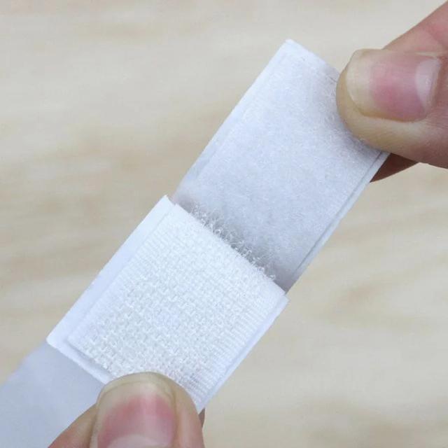 Gancho Auto-Adesivo e Fita Adesiva de Nylon para Costura - 3 Metros em Diversas Larguras