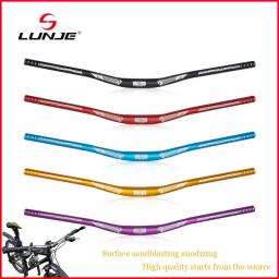 Guidão mtb de liga de alumínio, guidão de bicicleta para estrada, mountain bike, 31.8mm * 650/720/780mm, volante para bicicleta - Image 1
