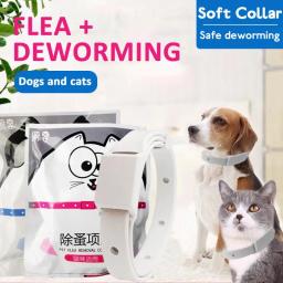 Coleira repelente de pulgas para cães e gatos, coleira para animais de estimação, tamanhos p/m, desembaraçamento - Image 1
