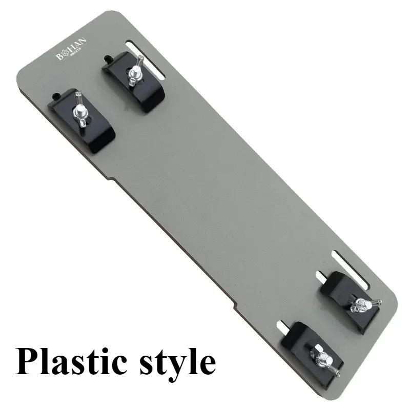 Placa de base universal para serra circular elétrica portátil, suporte de posicionamento rápido ajustável, guia de corte de madeira - Image 1