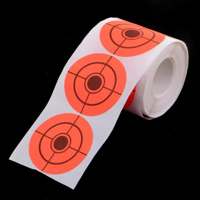 Kit com 250 Peças de Adesivos para Tiro com Arco - Alvos de Papel de Alta Visibilidade