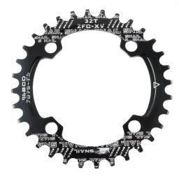 Meroca cx buraco quadrado bicicleta pedaleira 104bcd liga de alumínio ixf buraco quadrado mountain bike pedaleira 170mm 32t/34t/36t/38t/40t/42 - Image 4
