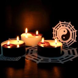 Yin yang vela molde de silicone tai ji artesanal scented vela sabão que faz cera molde resina gesso ornamento artesanato moldes decoração da sua casa - Image 2