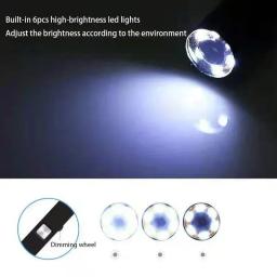 Câmera subaquática com lente grande, endoscópio, ferramenta de pesca para smartphones, 10M HD, 8 milhões de pixels, localizador impermeável, 14mm, 3 em 1 - Image 3