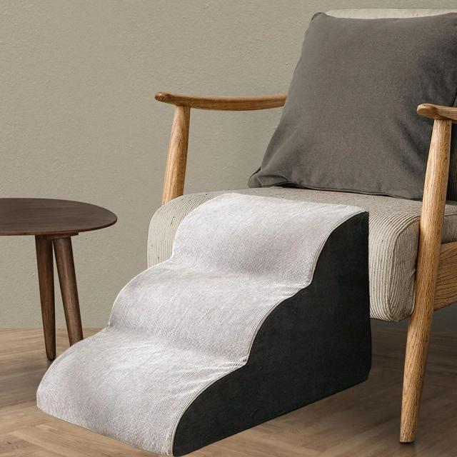 Escada de 3 Camadas para Cães e Gatos com Confortável Cama Interior