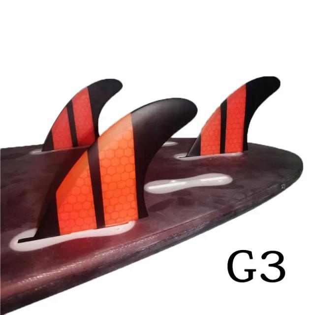 Prancha de Surf Elétrica Bilong FCS II G3 Tri Fin em Fibra de Vidro com Quilhas para Wakeboard e Skimboard