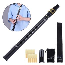 Ammoon-Mini bolso Bb saxofone, Sax, ABS com Alto bocais, Reed Bolsa de Transporte, instrumento de sopro, saxofone Acessórios, 10pcs - Image 6