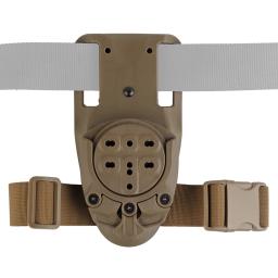 Adaptador de código G para caça e airsoft, base de 360 graus, coldre tático, com plataforma qls, acessórios para cinto - Image 2