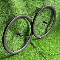 CSC Bicicleta Rodas de Carbono 36T Catraca Hub 33/38/40/45/50/58/60mm Center Lock rodado UD fosco para 700C Gravel Bike - Image 3