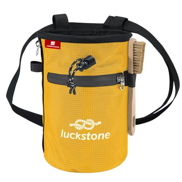 Saco Premium de Giz para Escalada com Escova Inclusa - Ideal para Bouldering e Ginástica