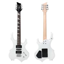 Irin guitarra elétrica 24 trastes 6 cordas corpo de bordo guitarra elétrica com saco alto-falante peças de guitarra necessárias acessórios - Image 3