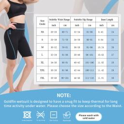 Shorts de mergulho de neoprene para mulheres, manter aquecido, adequado para surf aeróbico, natação esportes aquáticos frios, sauna suor, 2 mm - Image 2