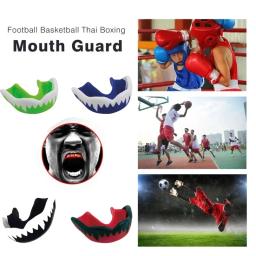 Guarda bucal para boxe e basquete, protetor bucal, guarda de goma, boné de proteção, esportes, 1PC - Image 4