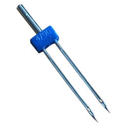 Agulhas de bordado dupla rosca superior, Agulhas gêmeas, Gancho de crochê para uso doméstico, Máquina de costura multifunções, 2mm, 3mm, 4mm - Image 6