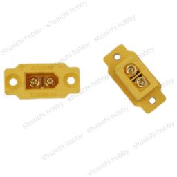 Conector macho montável com assento de fixação, conectores para Drone, acessórios modelo RC, série XT60, XT60BE-M, 10pcs - Image 4