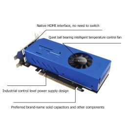 Placa gráfica multi monitor SRhonyra GT730, 2 GB GDDR5 4 HDMI placa de vídeo emenda de tela múltipla - Image 4