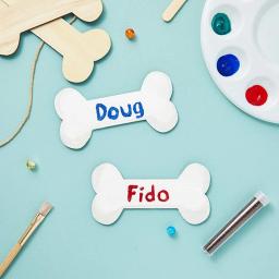 Mini Bone Shape Confetti De Madeira, Brinquedos Do Cão, Ornamento para Cão Em Casa, Feliz Aniversário Decorações Da Festa, Pintura DIY Presentes Fornecimento, 50Pcs - Image 5