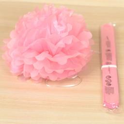 10'2525cm artesanal pompons de papel de tecido casamento decorativo flor bola chá de fraldas festa de aniversário decoração de papel pom poms - Image 5