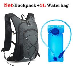 Nova bicicleta equitação saco de água mochila portátil à prova dwaterproof água saco hidratação 3l esportes ao ar livre correndo bexiga interna mochila - Image 5