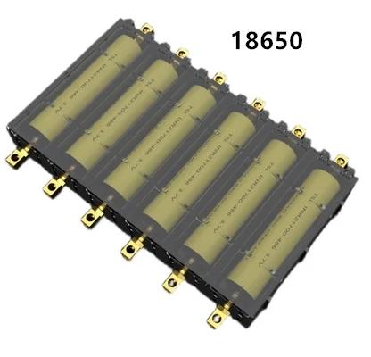 Entalhe para caixa de bateria splicable 21700/18650 com suporte para soldagem livre e pilar de cobre de alta corrente