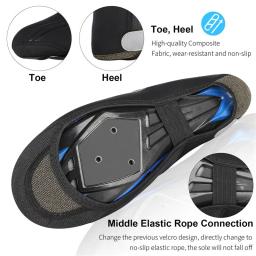 BIKING OCIDENTAL-Cobertura de sapatos de ciclismo, protetor térmico para motocicletas, impermeável e à prova de vento, sapatos grossos, quentes no inverno - Image 4