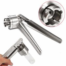 Máquina de selagem de garrafas pequenas manual, ferramenta de crimpagem, máquina tampando, aço inoxidável, equipamento de laboratório para laboratório, 13mm, 20mm, 1Pc - Image 2