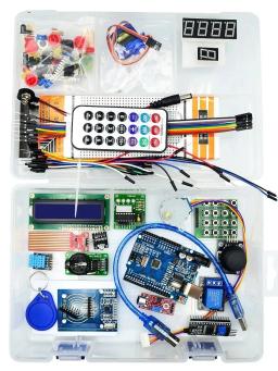 Atualizado versão avançada starter kit o rfid aprender suíte kit lcd 1602 para arduino uno r3 - Image 2