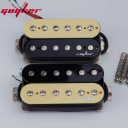 GUYKER Captadores Humbucker para Guitarra Elétrica Conjunto de Captador de Ponte de Guitarra de Bobina Dupla e Captadores de Pescoço - Preto - Image 5