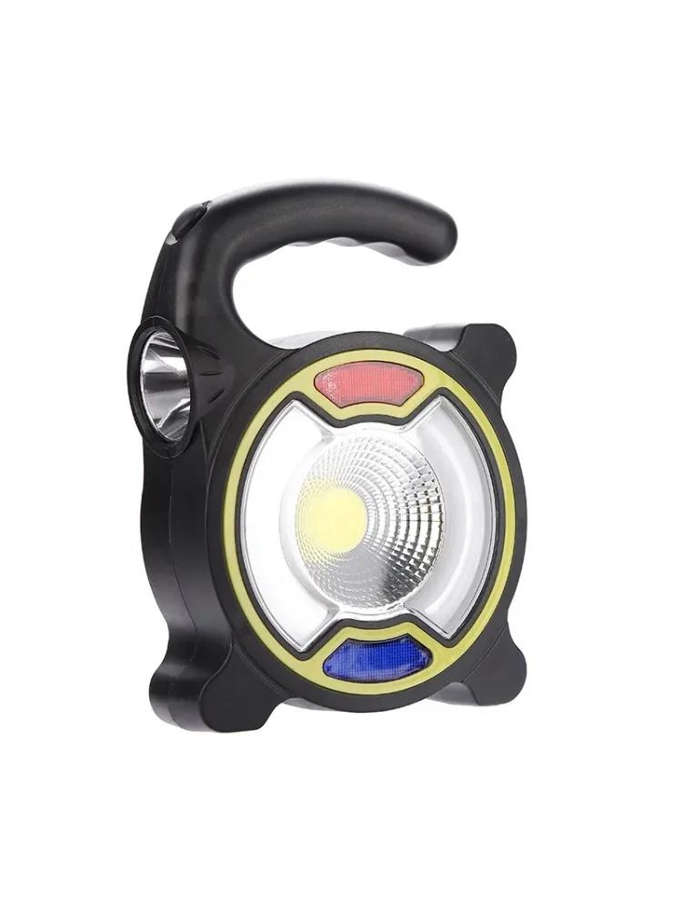 Lâmpada de acampamento ao ar livre portátil lâmpada de acampamento carregamento usb cinto de advertência lanterna multi-funcional lâmpada solar - Image 1