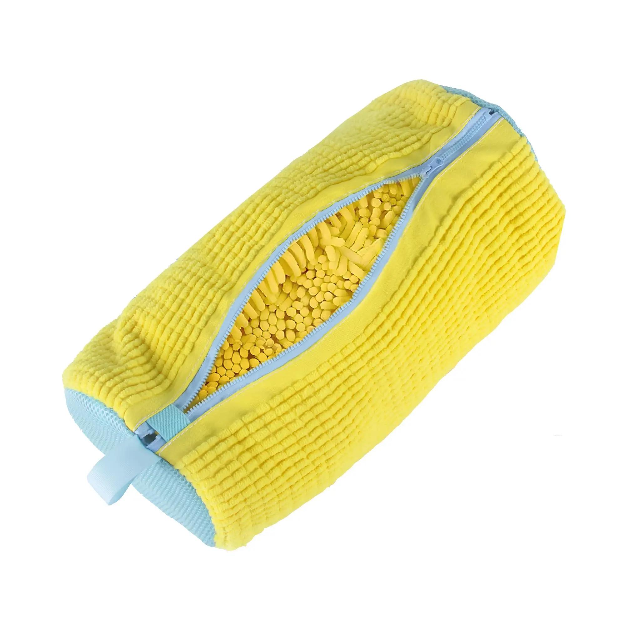 Saco de lavanderia com zíper, saco de limpeza reutilizável, lavadora de tênis lavável, saco secador para máquina de lavar roupa, 1 pc, 2pcs - Image 1