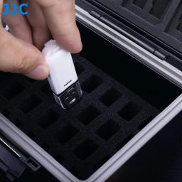 JJC-Waterproof Anti-Static USB Flash Drive Case, Thumb Drive Storage Holder Box, Acessórios Bag, 24 Slots - Image 3