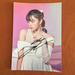 Coleção autografada TWICE Yoo JeongYeon, ouça com você-a foto, Coleção 5*7 K-Pop, 2024A - Image 3