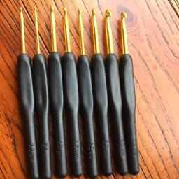 Conjunto de gancho de crochê artesanal, 8 peças, alça macia, ferramenta de costura, agulhas de tricô para casa, liga de alumínio, faça você mesmo, ergonômico, portátil - Image 6