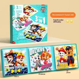 Patrulha pata quebra-cabeça magnético para crianças envelhecidas brinquedos de quebra-cabeça magnético para meninos e meninas presentes de aniversário intelectual brinquedos magnéticos - Image 3