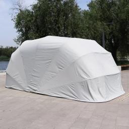 Tenda portátil manual à prova d'água, casa de carro, abrigo dobrável, dossel de estacionamento, aço galvanizado, garagem retrátil - Image 4