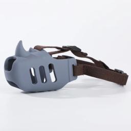 Soft Silicone Pet Boca Máscara, focinho do cão, respirável, parar de latir, morder, mastigar, cão Suprimentos, pequeno, médio Cães - Image 5