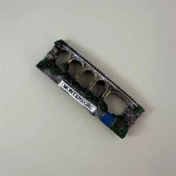 Ímãs de geladeira para decoração, adesivos magnéticos, adesivos fotográficos, presentes de casamento, ponte do rio tara - Image 2