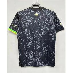 Camisolas de futebol brasileiro popular, Edição Especial, Roupas de treinamento, Casual Camisolas de futebol preto, Top único, versão Fan, Jers masculino - Image 2