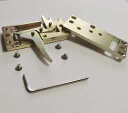 Multipurpose Crossbow Gatilho, DIY Bow Acessórios, aço carbono, niquelado, 60 lbs Linkage Design, grande poder - Image 4