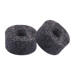 8 peças de suporte de prato 25 mm arruela de feltro + 2 peças de capas de prato substituição para kit de bateria de prateleira - Image 4