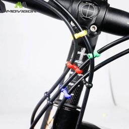 10/20 pçs clipes de cabo cruz em forma de s para linha de mudança de freio de bicicleta rotativa mtb guia de mangueira de bicicleta arrumado laços fivela titular c ganchos - Image 6