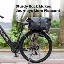 Touroll-Bicicletas Elétricas com Freio a Disco, Trekking E-Bike, Motor 250W, Bateria 15.6Ah, Pneu 27,5 ", 25 kmph, Velocidade, Mecânica, Freio, E-Brake - Image 2