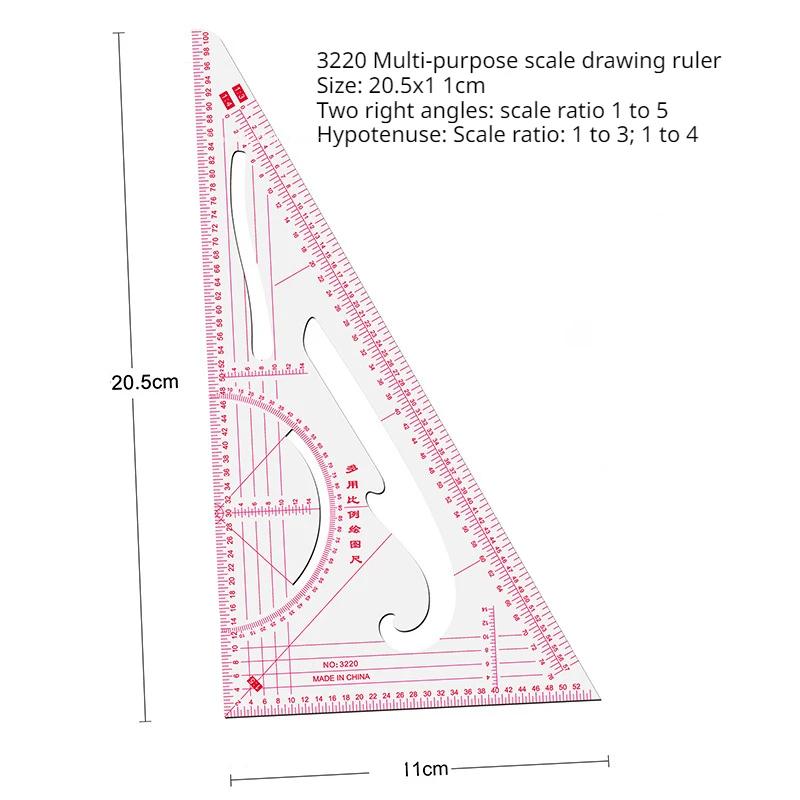 Régua flexível multifuncional para roupas, Régua de fabricação de placas, Ferramentas manuais de desenho, Plástico macio, Curva, Reta, Design de vestuário - Image 1