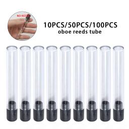 Tubo De Armazenamento De Reeds De Oboé Com Fixação De Aperto, Estojo De Plástico, Acessórios De Oboé, 10 Pcs, 50 Pcs, 100 Pcs - Image 1