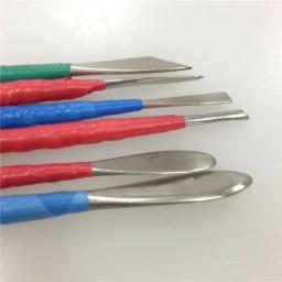 Aço inoxidável Polymer Clay Carving Tools, Faca de Escultura, Enxertia Modelagem Acessórios, Party Gifts, 6Pcs - Image 5