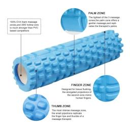26/33cm coluna de yoga espuma fitness pilates volta rolo massagem muscular ginásio casa liberação miofascial a grade relaxamento do corpo - Image 5