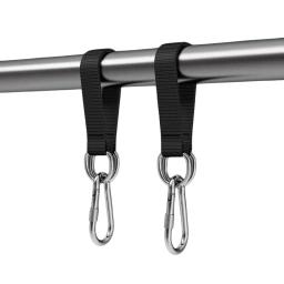 Correias de balanço de árvore 200kg, anel de gancho resistente, cinto de suspensão, cinto de conexão para rede, saco de pancadas, barra horizontal de balanço - Image 1