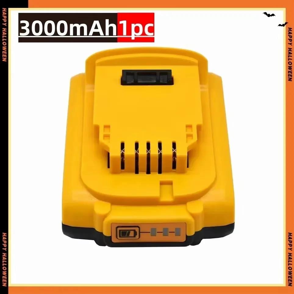 Acessórios para Ferramentas Recarregáveis, Substituição e Carregador, Bateria de Lítio, Dewalt DCB200 DCB184 Series, 18V, 20V - Image 1